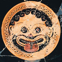 Testa di Gorgone.Tratta dalla pagina web :www.ac-creteil.fr/.../la/louvre/gorgone2.jpg